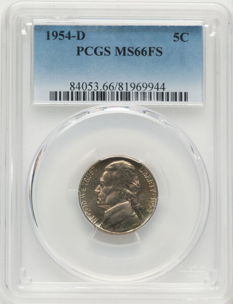 1954-D 5c MS FS thumbnail 9