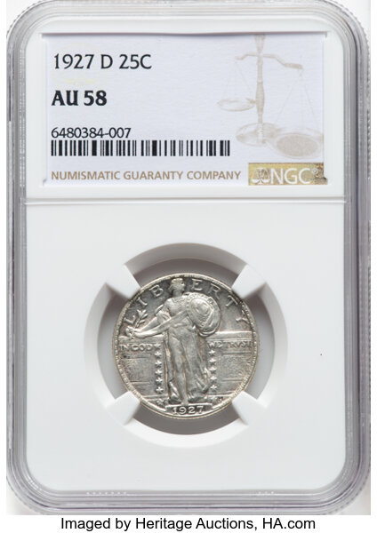 1927-D 25c MS thumbnail 3