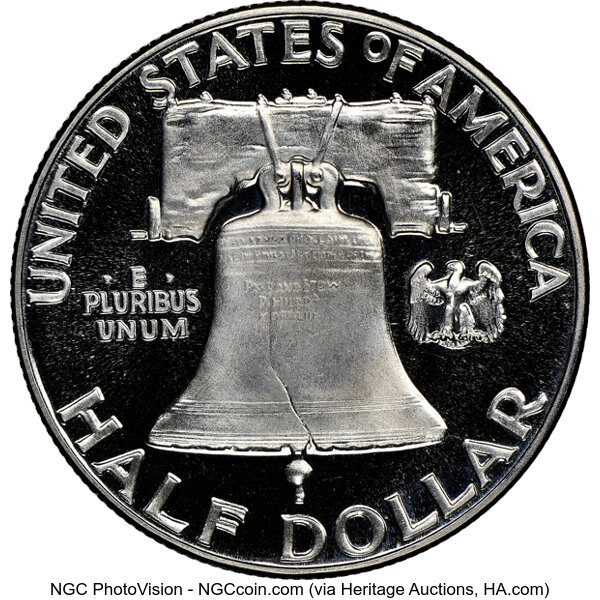 1953 50c PR CAM PR68 CAM thumbnail 2