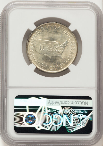 1953 50c Washington-Carver MS67 thumbnail 2