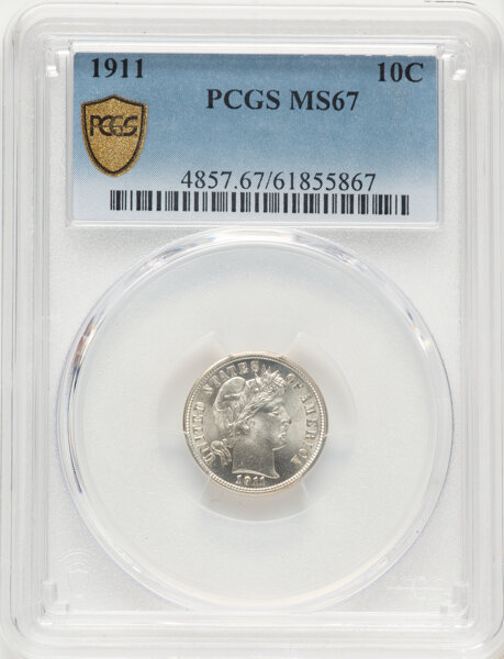 1911 10c MS65 CAC thumbnail 11