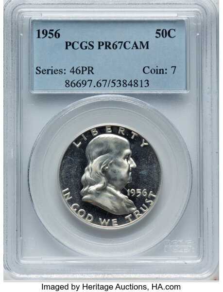 1956 50c Type 2 PR CAM thumbnail 5