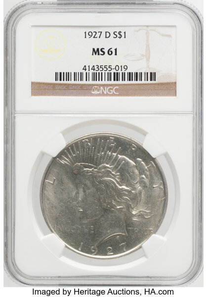 1927-D $1  MS thumbnail 6