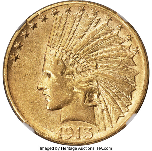 1913-S $10  MS thumbnail 4