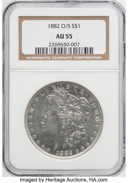 1882-O/S $1  O/S Flush, VAM-3  MS thumbnail 3