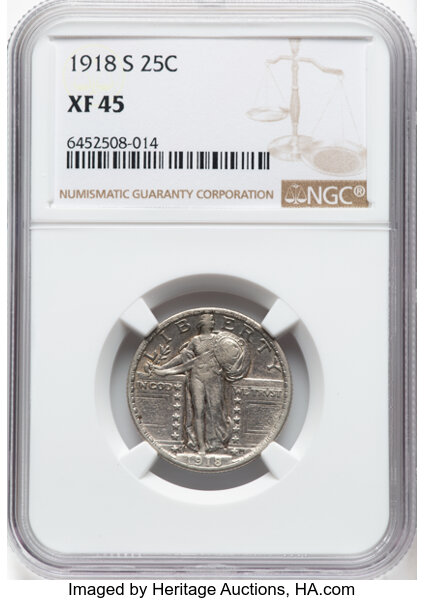 1918-S 25c MS thumbnail 5