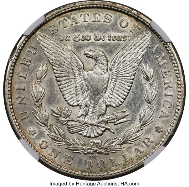 1879-CC $1 AU50 thumbnail 2