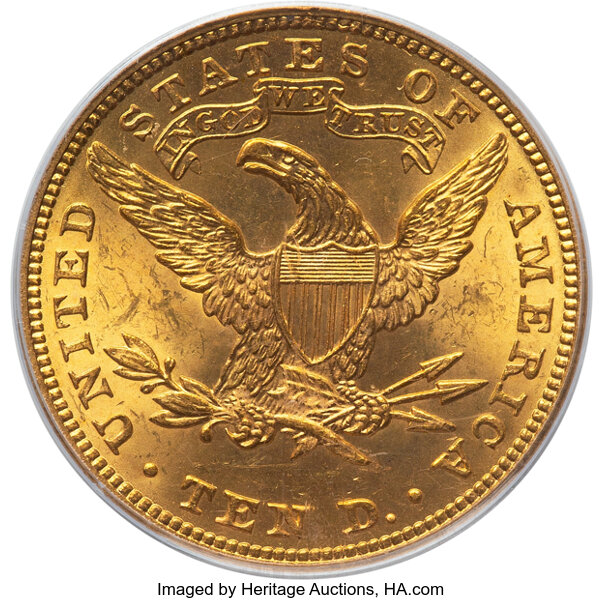 1907 $10  Liberty MS65 thumbnail 2