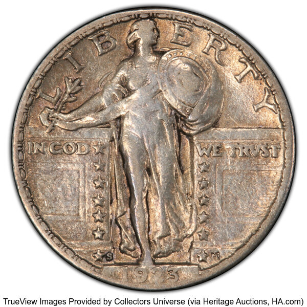 1923-S 25c MS thumbnail 3