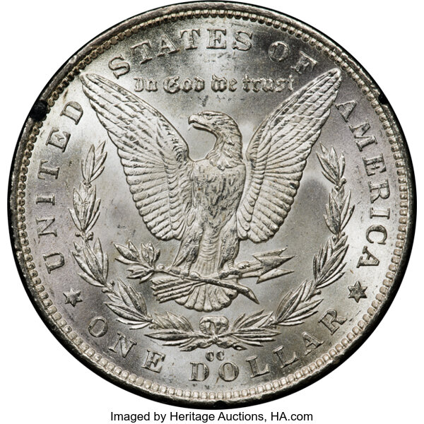 1891-CC $1  GSA Hoard, Spitting Eagle, VAM-3  MS thumbnail 7