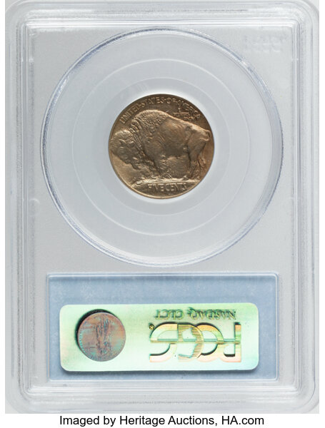 1913 5c Buffalo, Type 1 MS64 thumbnail 2