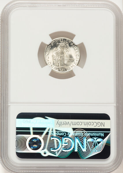 1945-D 10c MS FB MS68 FB thumbnail 4