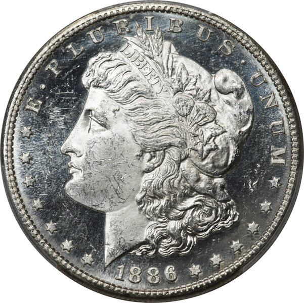 1886-S/S $1  Repunched Mintmark, VAM-2 MS DMPL thumbnail 2