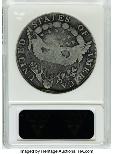 1798 $1  Large Eagle, Pointed 9, Wide Date, B-20, BB-102 MS thumbnail 6