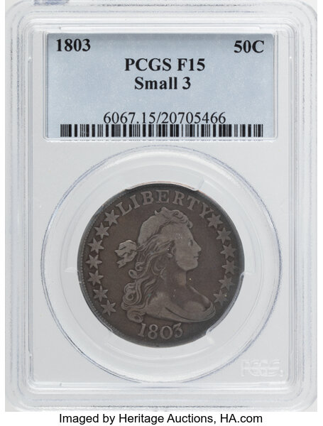 1803 50c Small 3, O-104 MS thumbnail 2