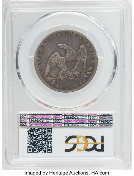 1837 50c Reeded Edge G6 thumbnail 19