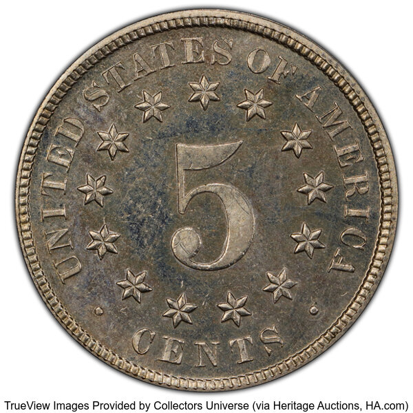 1870 5c PR65 thumbnail 4
