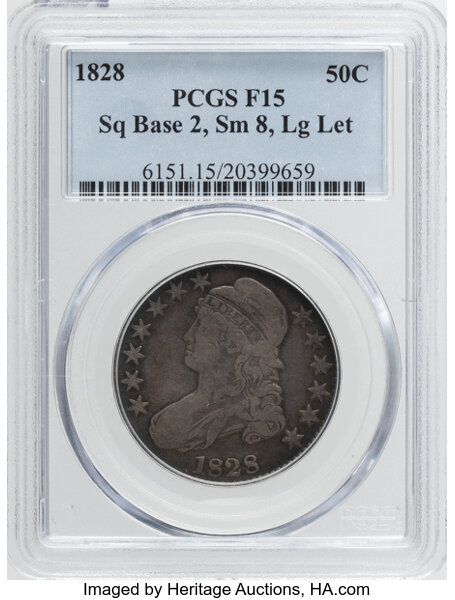 1828 50c O-110 MS thumbnail 2