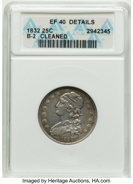 1832 25c B-2 MS thumbnail 2