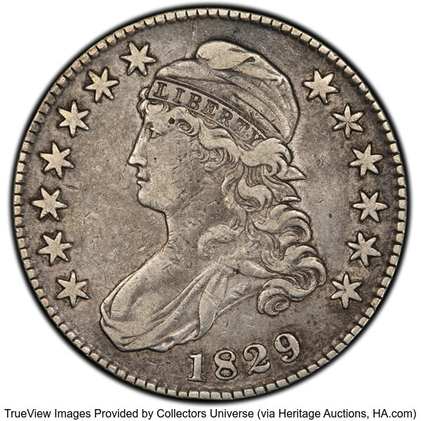 1829 50c Large Letters, O-110 MS thumbnail 2