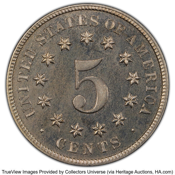 1881 5c PR65 thumbnail 2