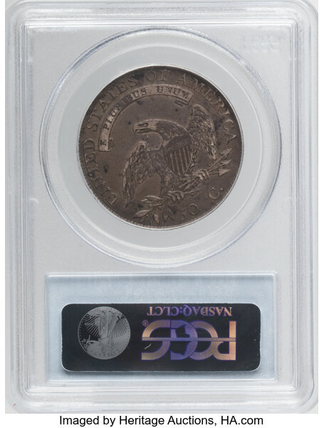 1807 50c Capped Bust, Large Stars, O-114 MS thumbnail 6