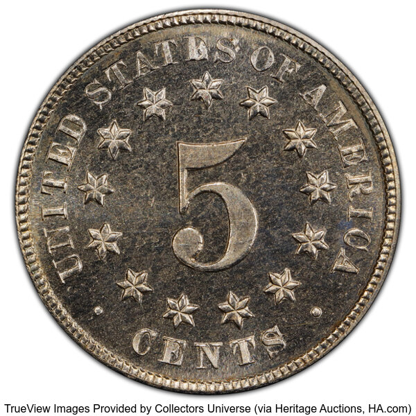 1879 5c PR65 thumbnail 4