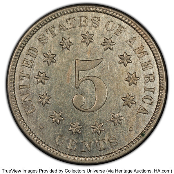 1879 5c AU53 thumbnail 8