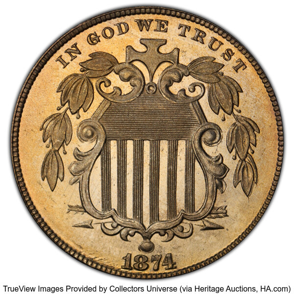 Image for 1874 5c PR65