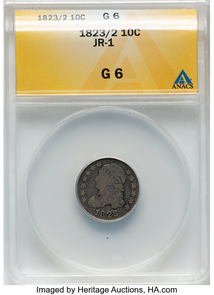 1823/2 10c Small E's, JR-1 MS thumbnail 4