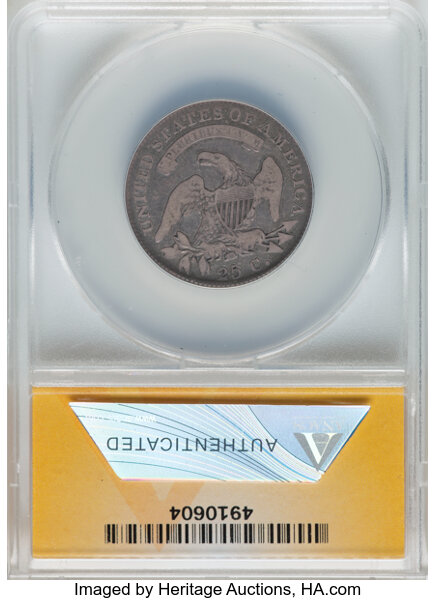 1824/2 25c Overdate, B-1 MS thumbnail 7