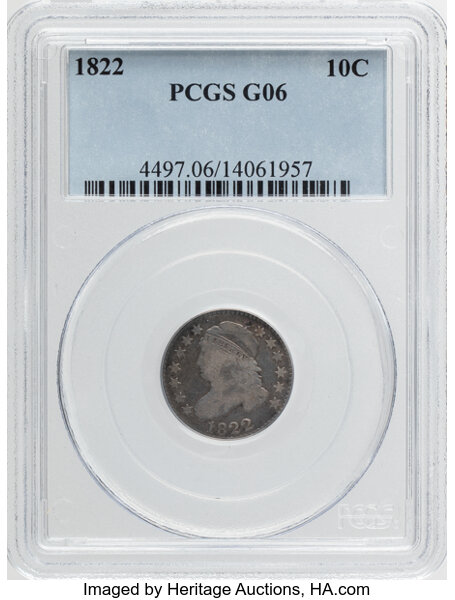 1822 10c JR-1 MS thumbnail 3