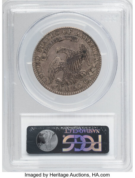 1828 50c Square Base 2, Small 8s, Small Letters, O-119 MS thumbnail 5