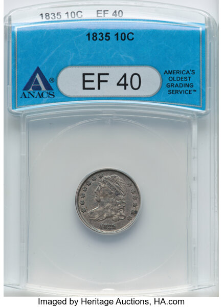 1835 10c JR-5 MS thumbnail 2
