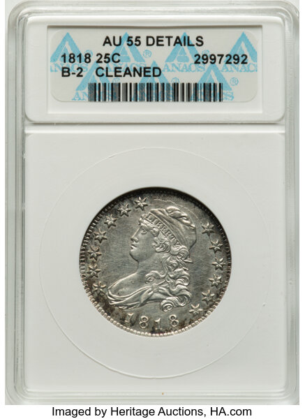 1818 25c B-2 MS thumbnail 4