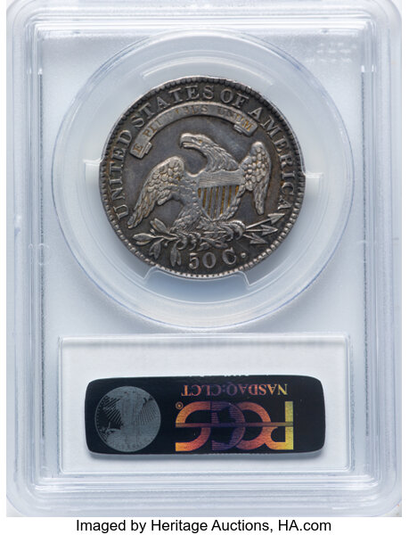 1834 50c Large Date, Large Letters, O-101 MS thumbnail 15