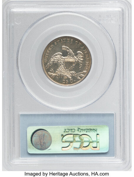 1831 25c Large Letters, RPD, B-5, FS-301 MS thumbnail 7