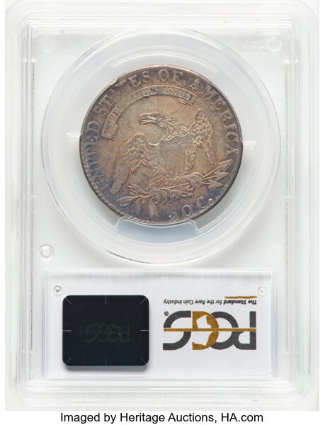 1820 50c Square Base 2, Knob 2, O-105a MS thumbnail 6