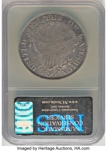 1798 $1  Large Eagle, Pointed 9, Close Date, B-31, BB-115 MS thumbnail 6