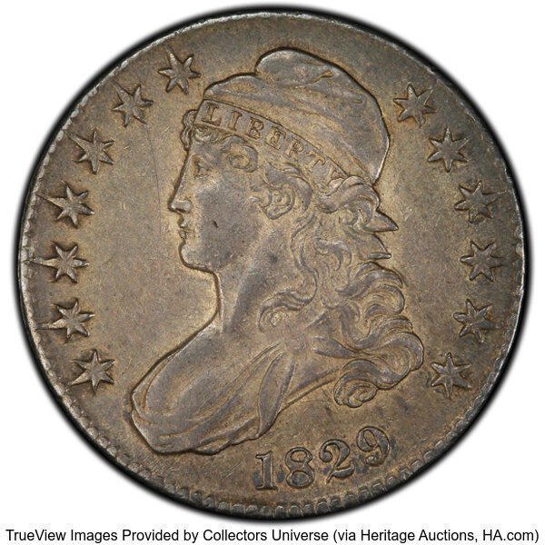 1829 50c Small Letters, O-106 MS thumbnail 2