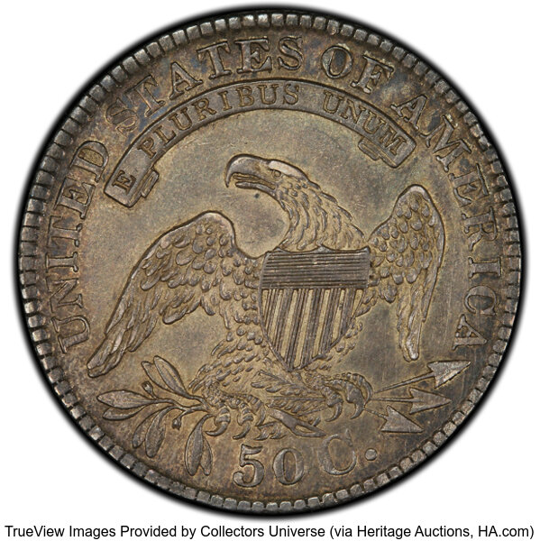 1829 50c Small Letters, O-106 MS thumbnail 3