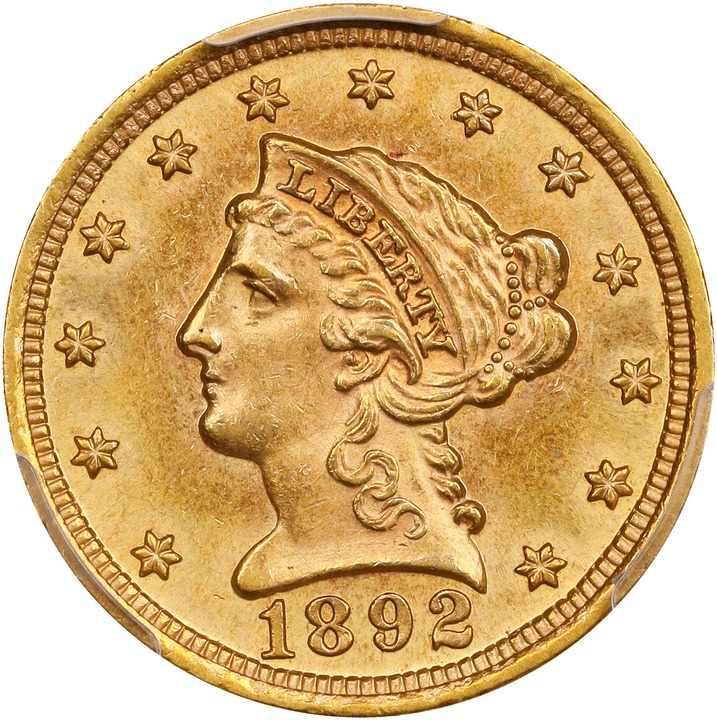 1892 $2 1/2 MS thumbnail 4