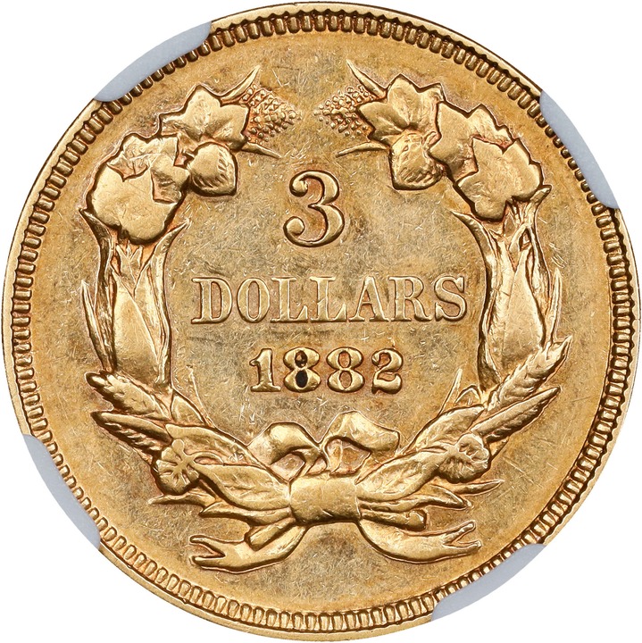1882 $3 VF30 thumbnail 18