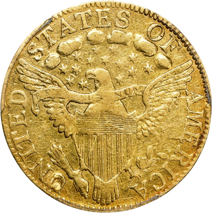 1798 $5  Large Eagle, Large 8, 14 Stars F15 thumbnail 6
