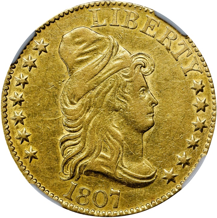 1807 $5  Capped Bust, Left MS thumbnail 7