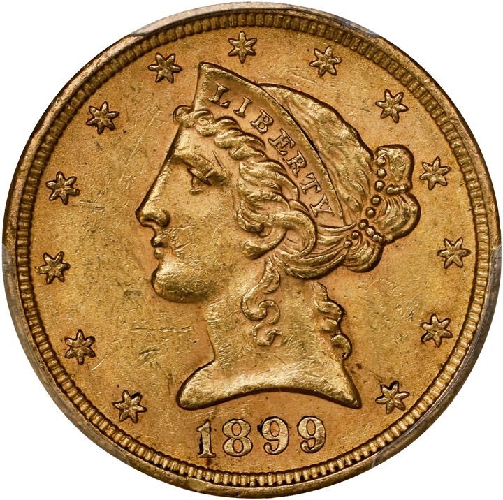 1899 $5  MS thumbnail 12