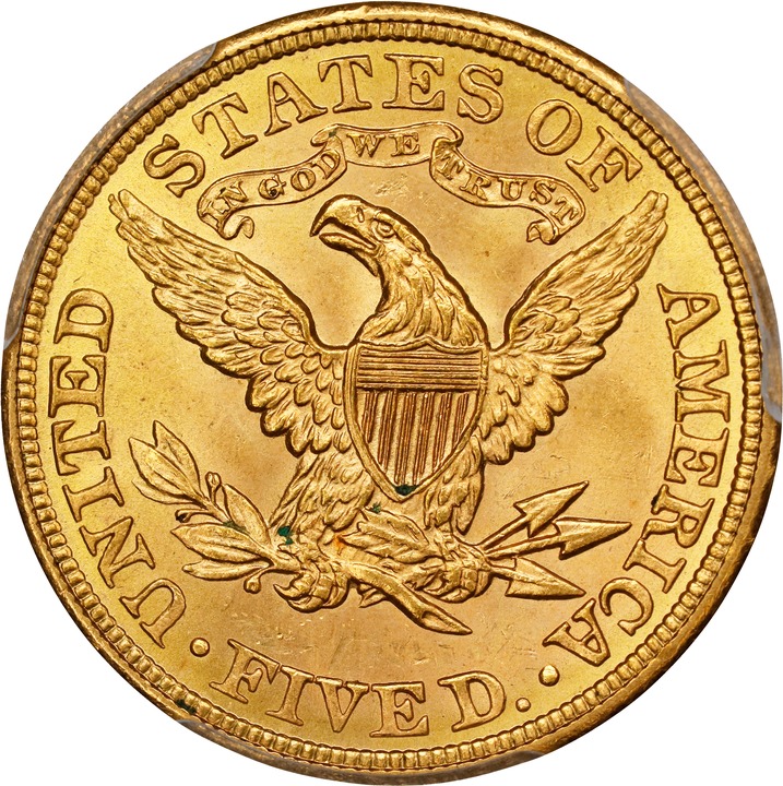 1908 $5  Liberty MS65 thumbnail 4
