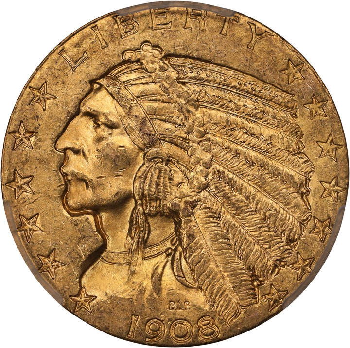 1908 $5  Indian MS thumbnail 17