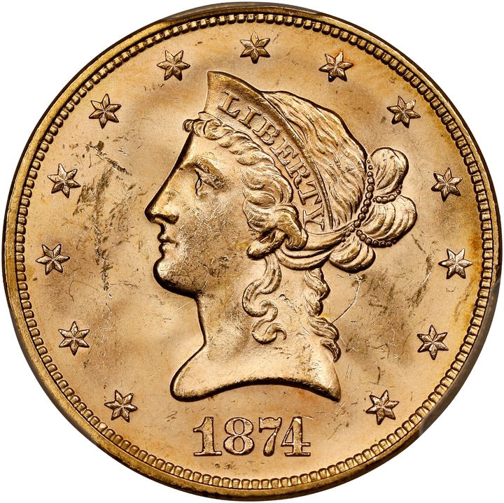 1874 $10  MS thumbnail 5