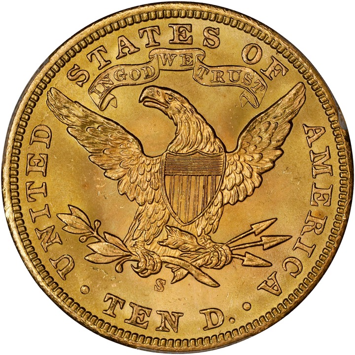 1901-S $10 MS66 thumbnail 2